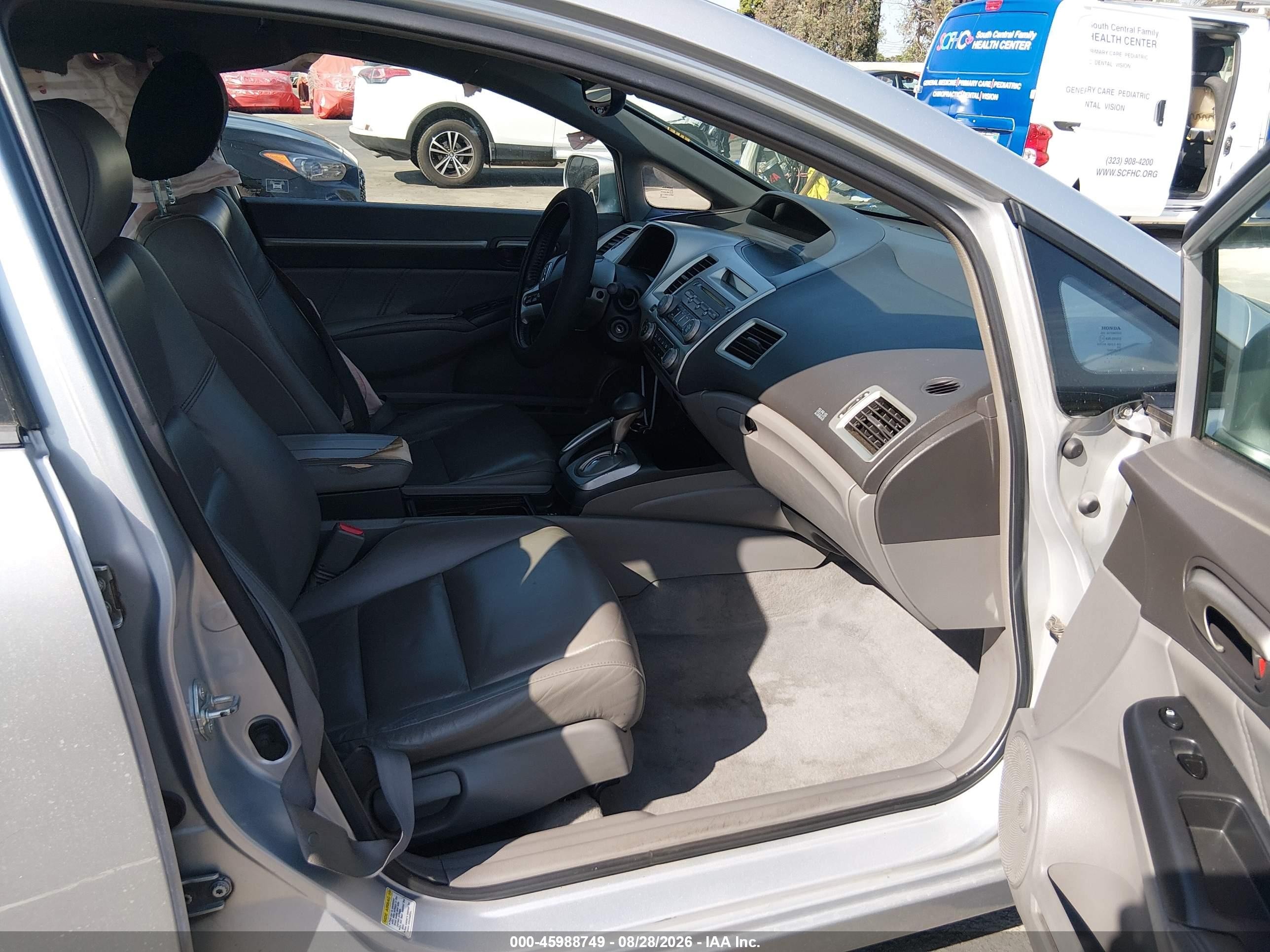2008 Honda Civic Ex-l Silver vin: 2HGFA16968H512812