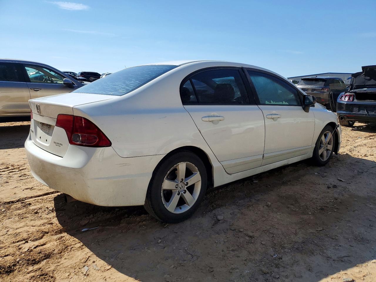 2008 Honda Civic Exl White vin: 2HGFA16978H534107