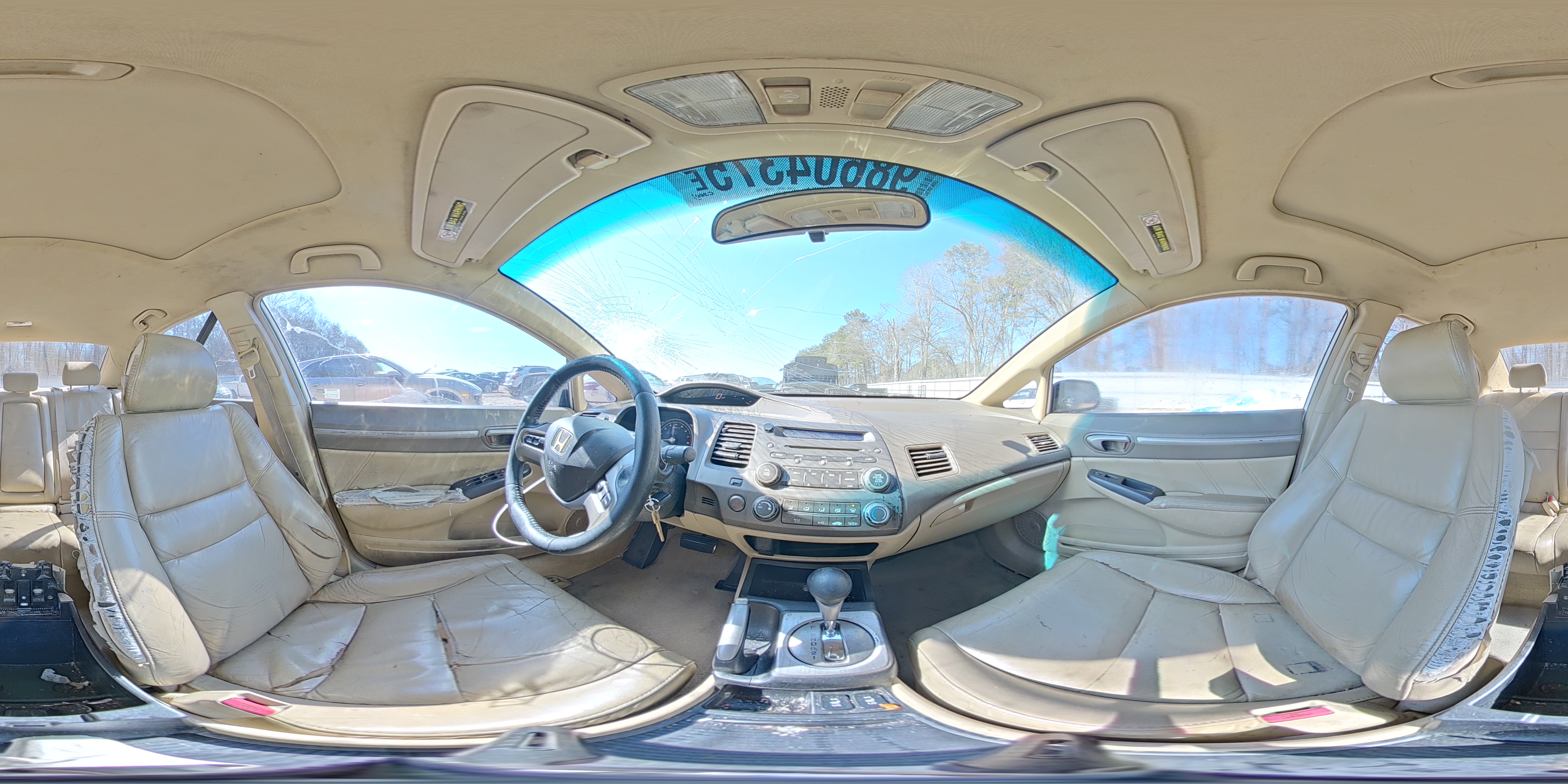2008 Honda Civic Exl White vin: 2HGFA16978H534107