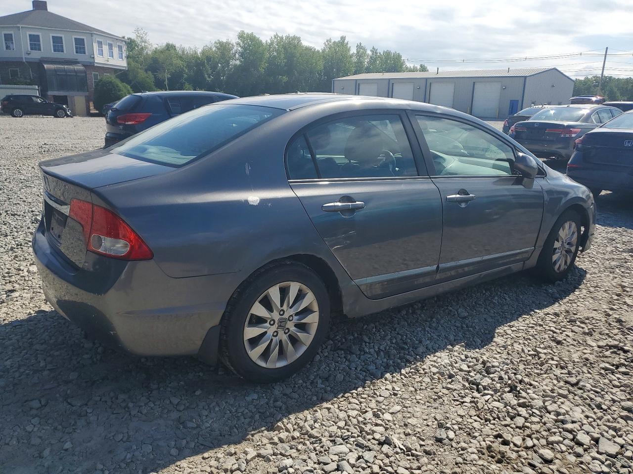 2009 Honda Civic Exl Gray vin: 2HGFA16979H334460