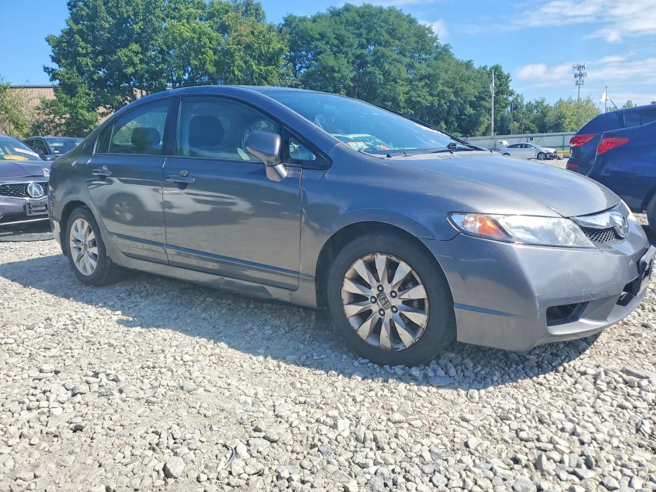 2009 Honda Civic Exl Gray vin: 2HGFA16979H334460