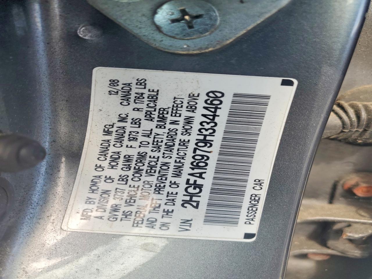 2009 Honda Civic Exl Gray vin: 2HGFA16979H334460