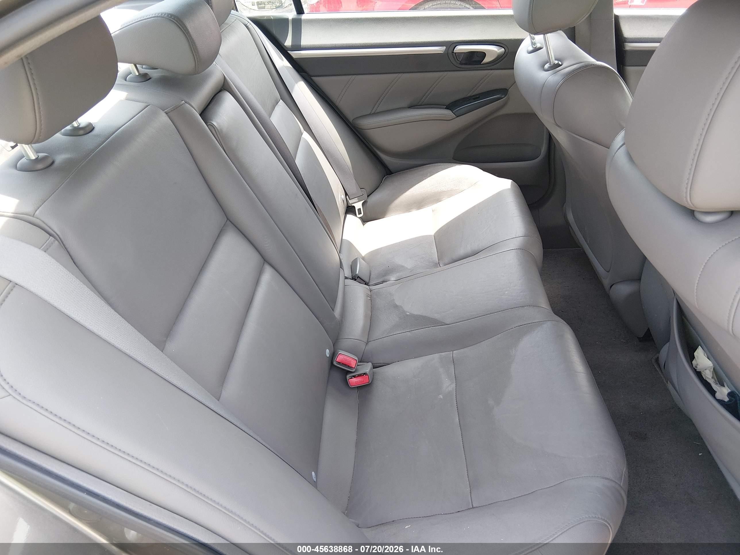 2008 Honda Civic Ex-l Gray vin: 2HGFA16988H333171