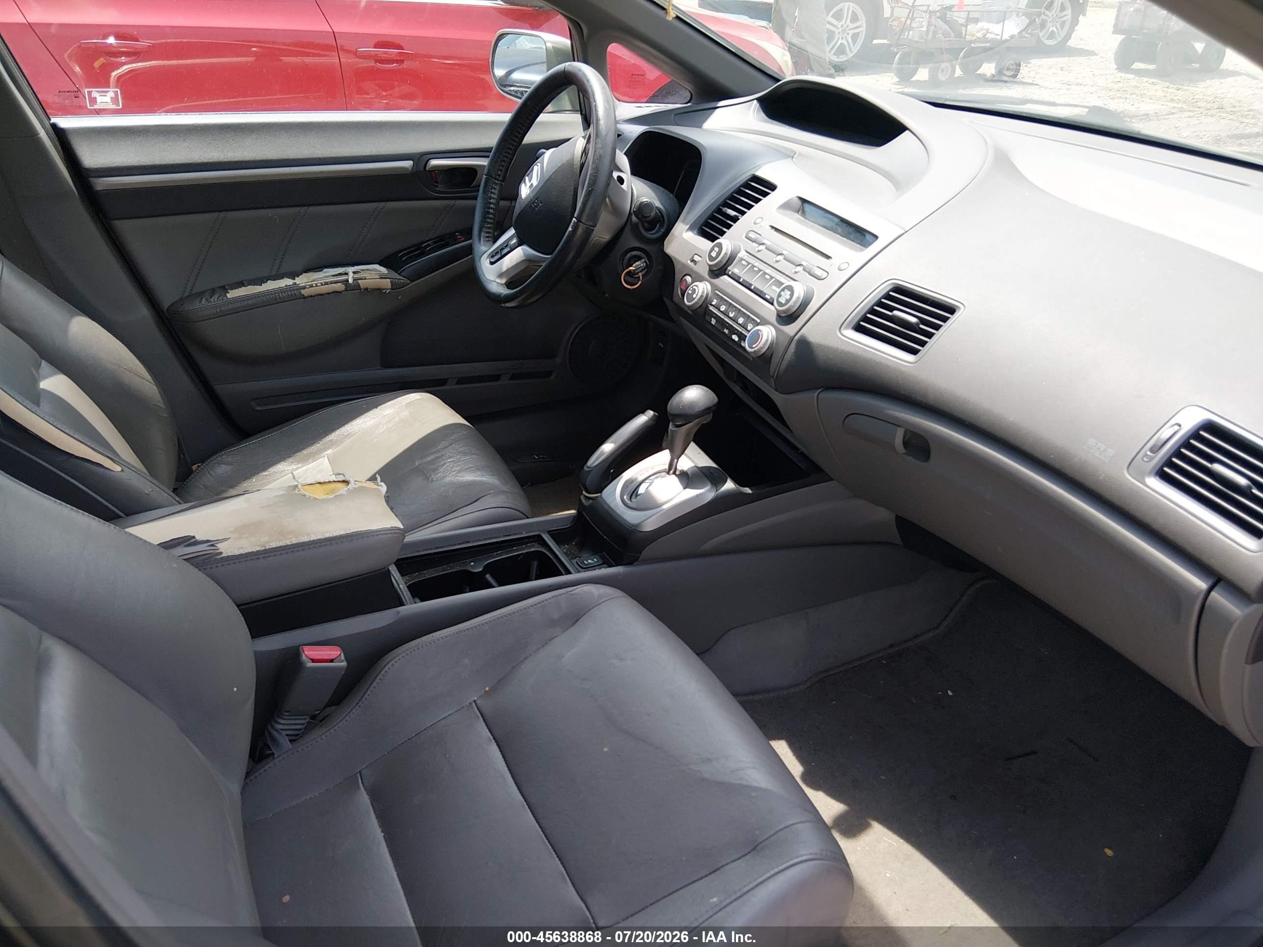 2008 Honda Civic Ex-l Gray vin: 2HGFA16988H333171