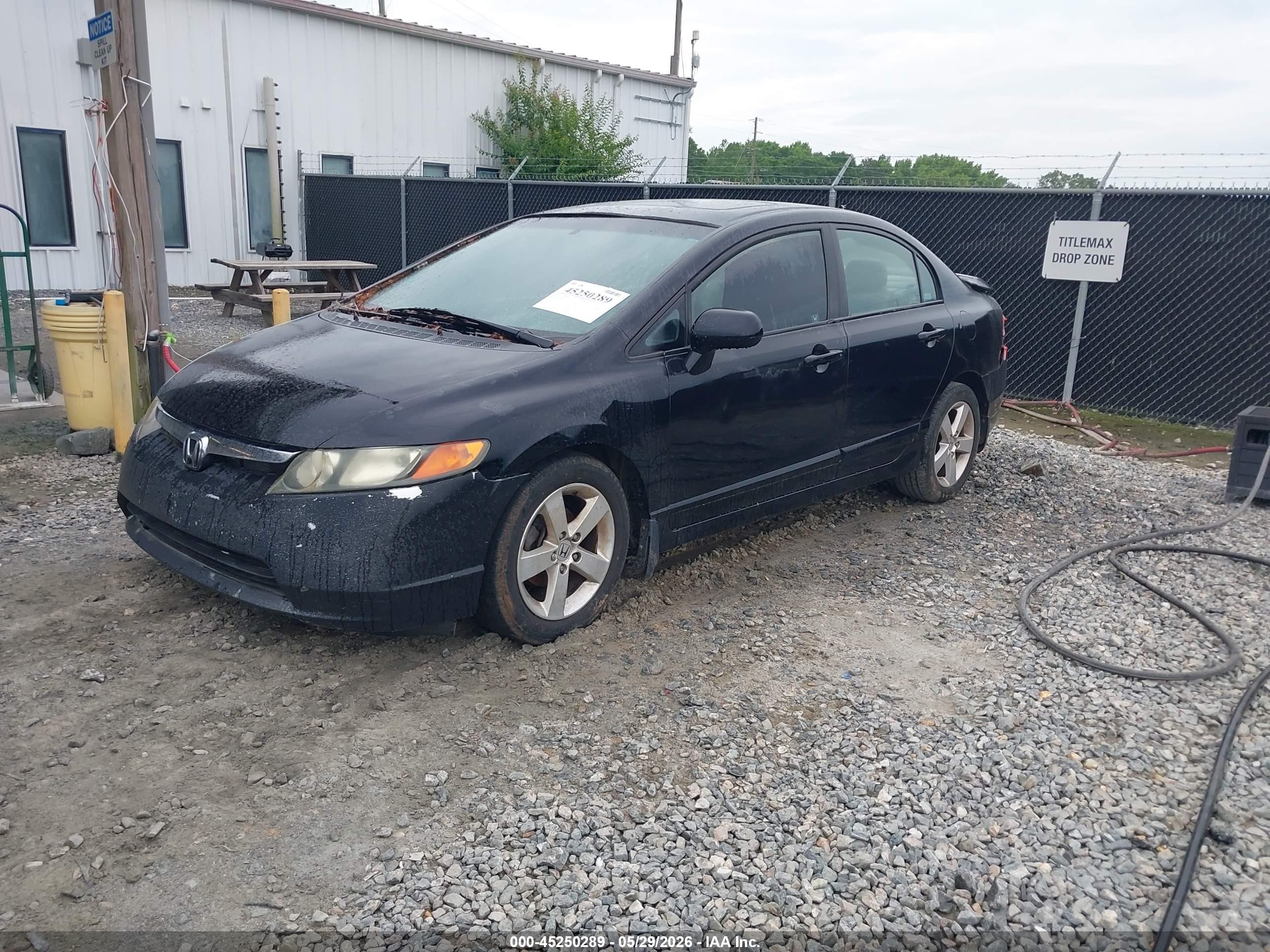 2008 Honda Civic Ex-l Black vin: 2HGFA16988H511872