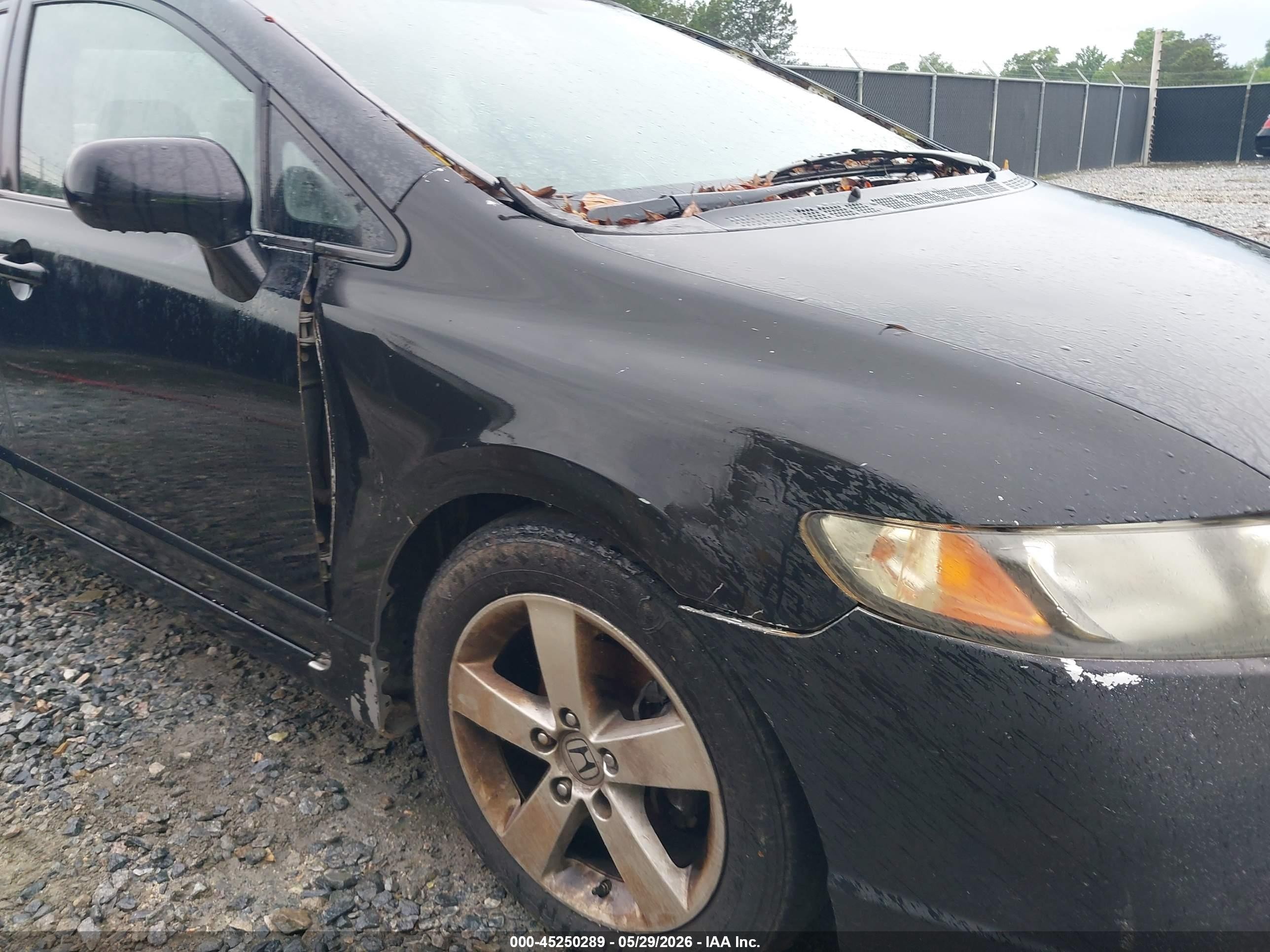 2008 Honda Civic Ex-l Black vin: 2HGFA16988H511872