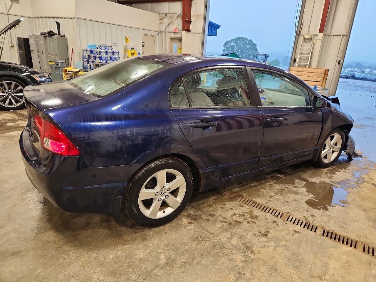 2008 Honda Civic Exl Синий vin: 2HGFA16988H523567