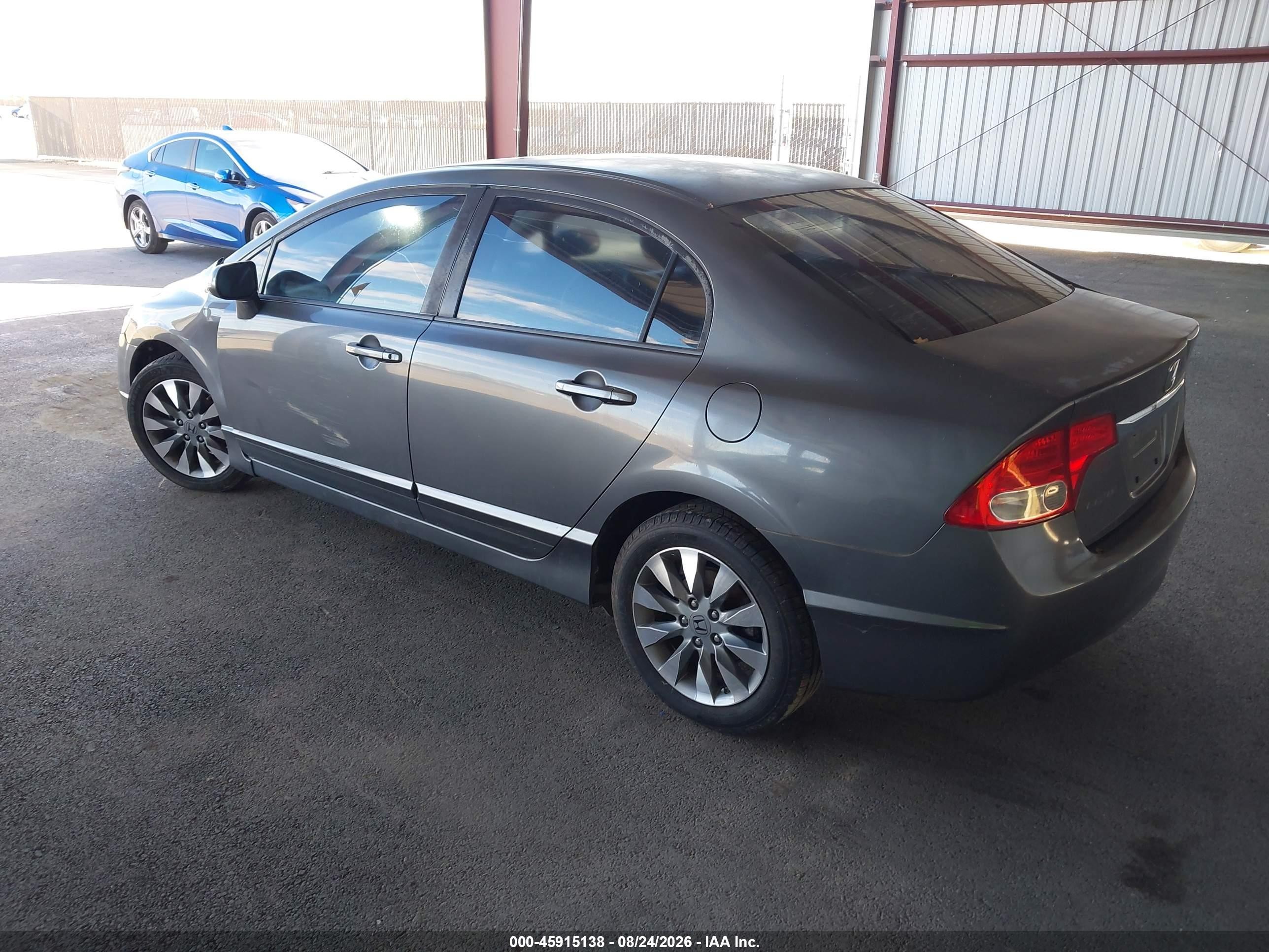 2009 Honda Civic Ex-l Серый vin: 2HGFA16989H353180