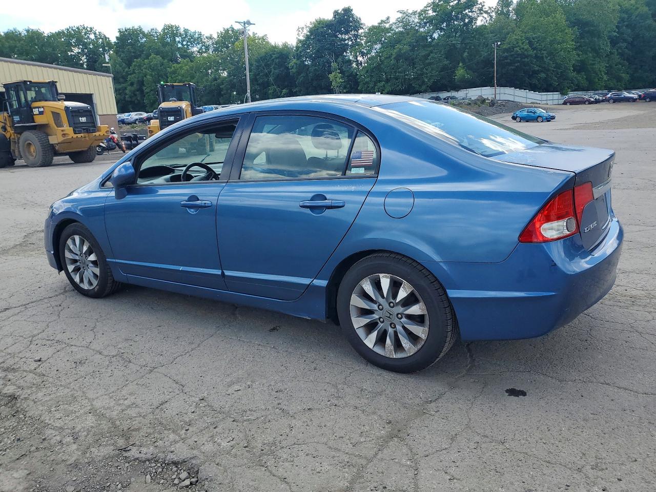 2009 Honda Civic Exl Синий vin: 2HGFA16989H520427