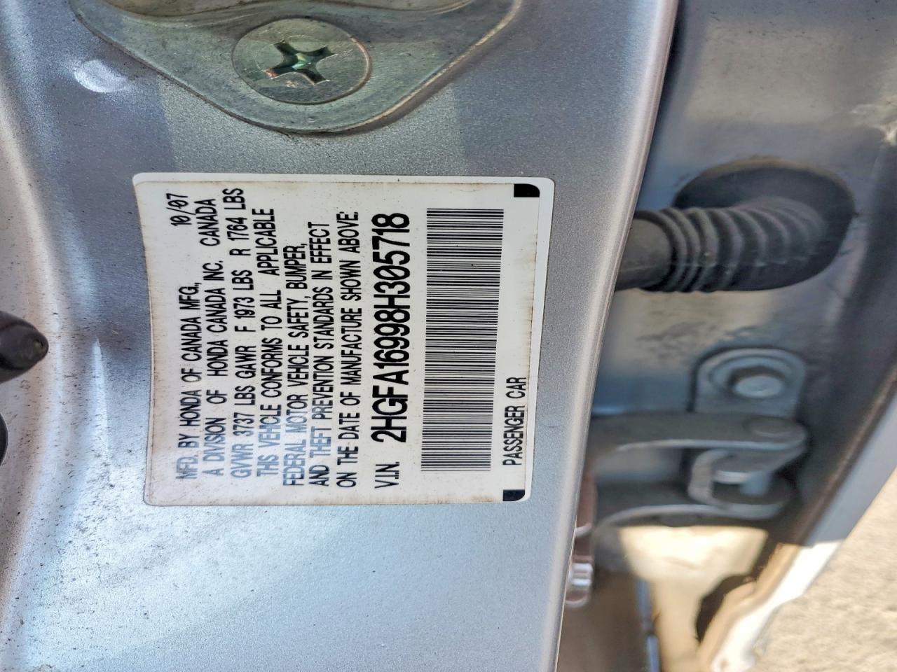 2008 Honda Civic Exl Silver vin: 2HGFA16998H305718