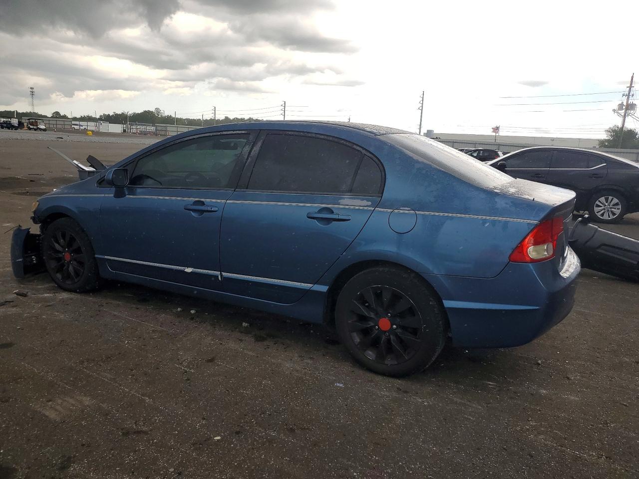 2009 Honda Civic Exl Blue vin: 2HGFA16999H501417