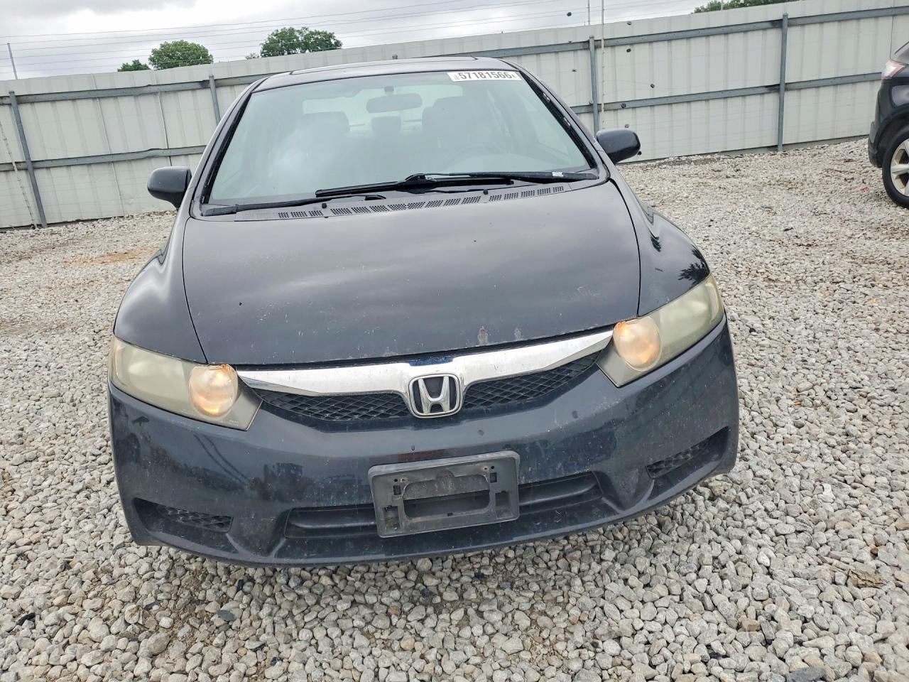 2009 Honda Civic Exl Black vin: 2HGFA16999H501613