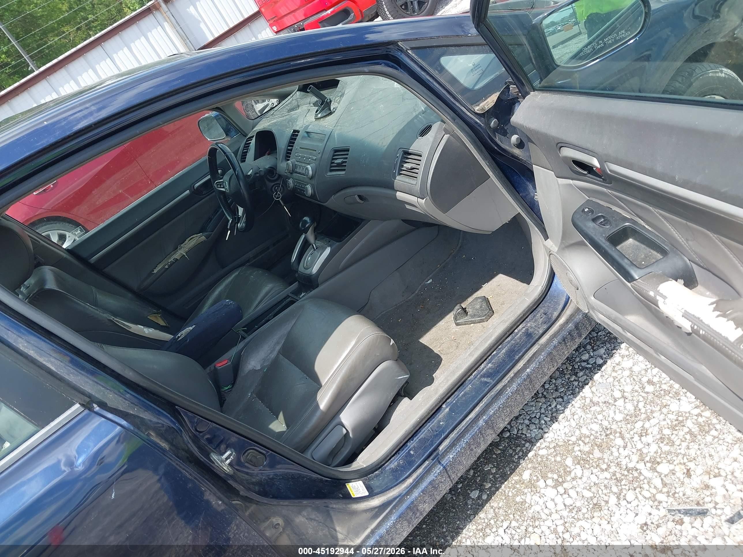 2009 Honda Civic Ex-l Blue vin: 2HGFA16999H512840