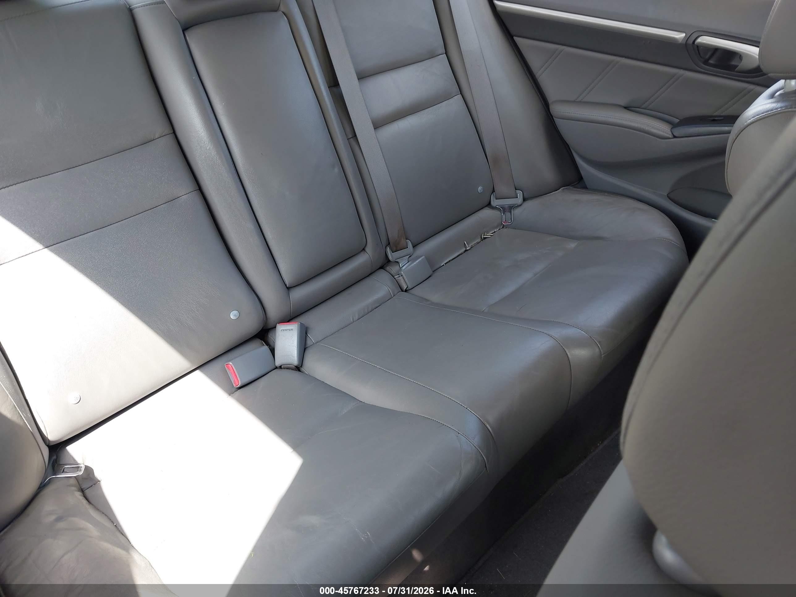 2008 Honda Civic Ex-l Black vin: 2HGFA169X8H342275