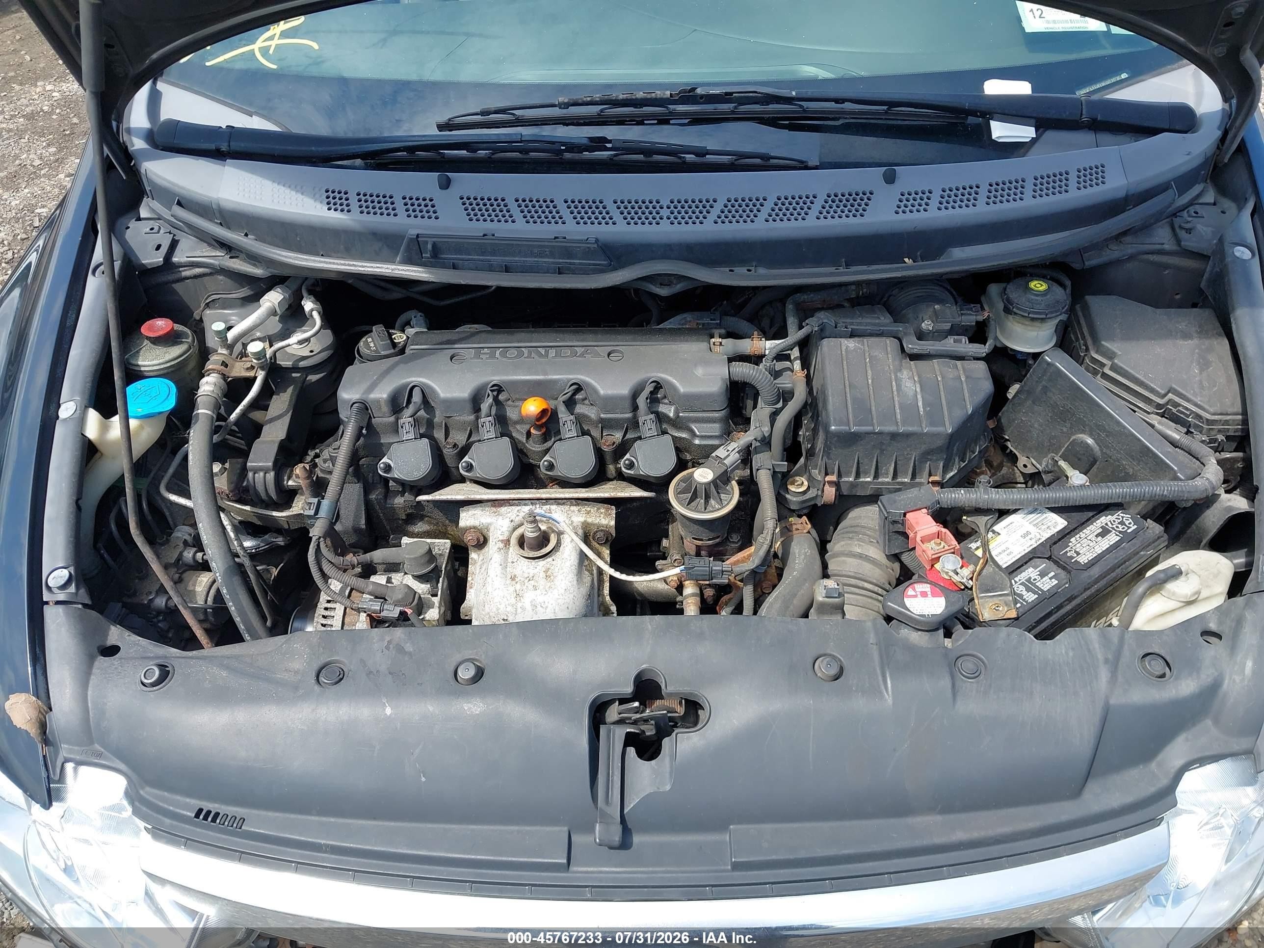 2008 Honda Civic Ex-l Black vin: 2HGFA169X8H342275