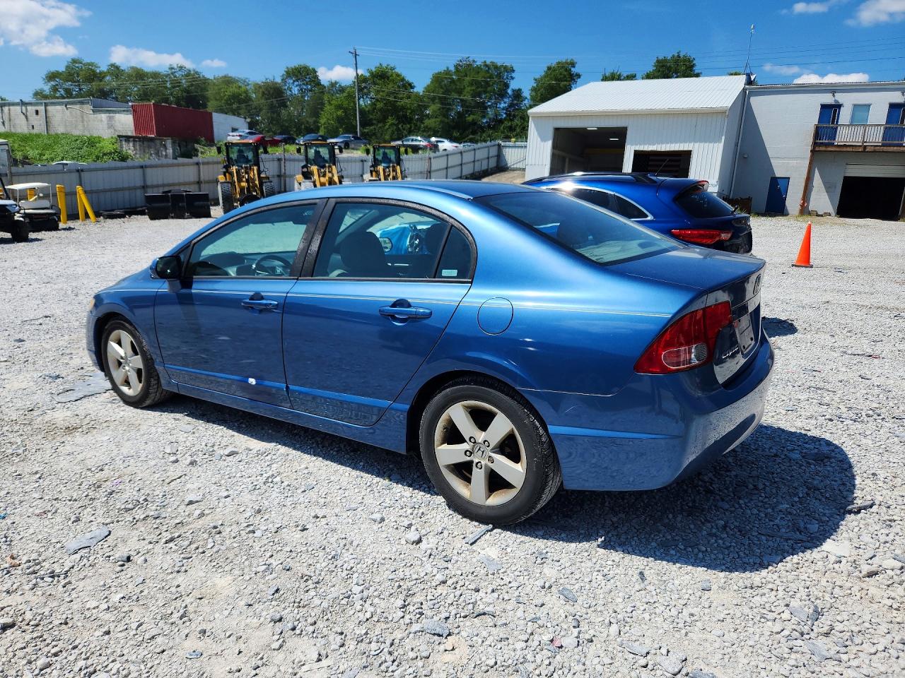 2008 Honda Civic Exl Blue vin: 2HGFA169X8H521237
