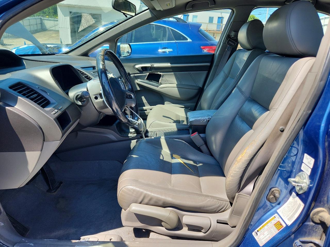 2008 Honda Civic Exl Blue vin: 2HGFA169X8H521237