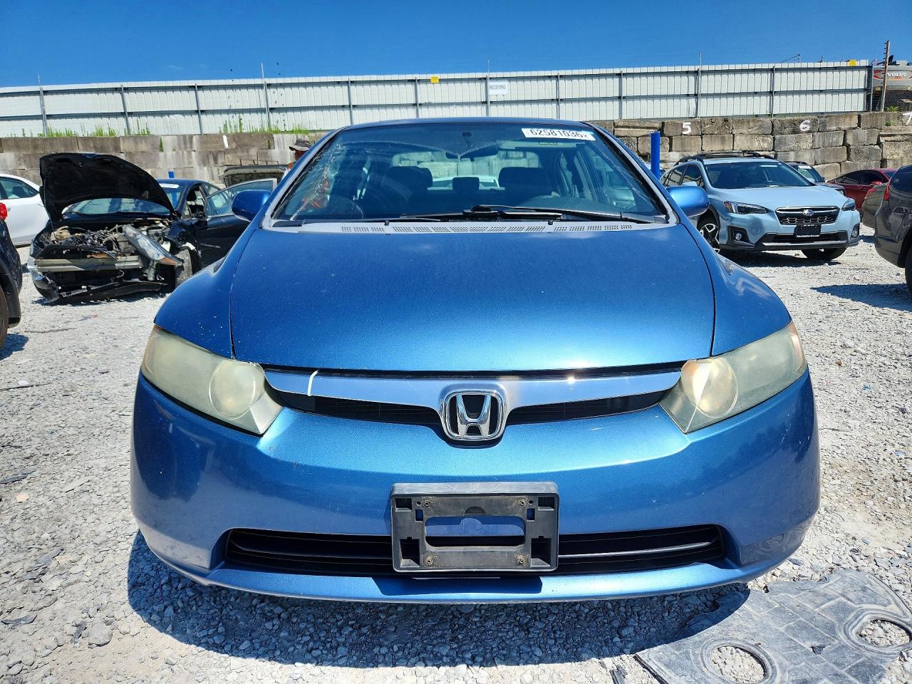 2008 Honda Civic Exl Blue vin: 2HGFA169X8H521237
