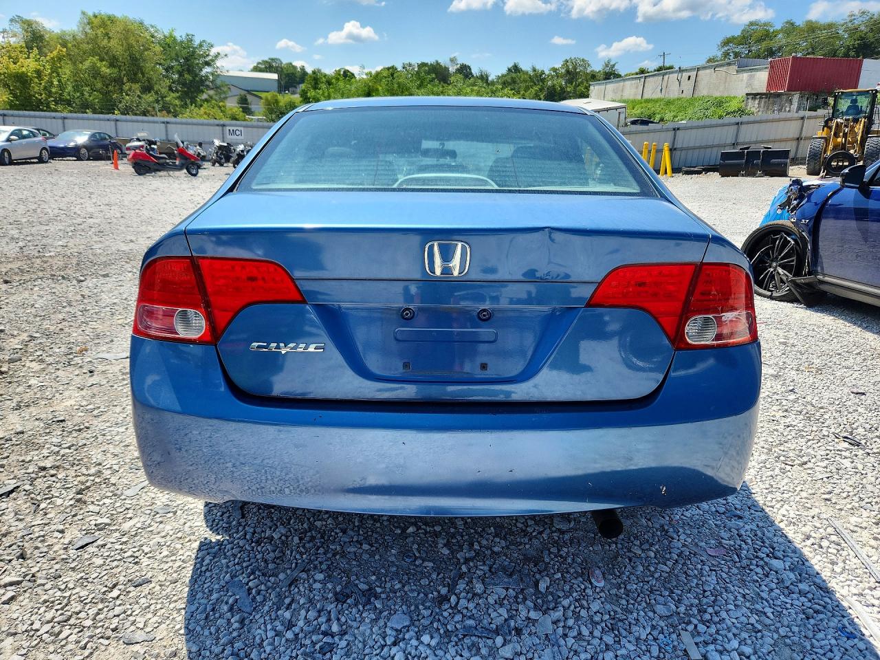 2008 Honda Civic Exl Blue vin: 2HGFA169X8H521237