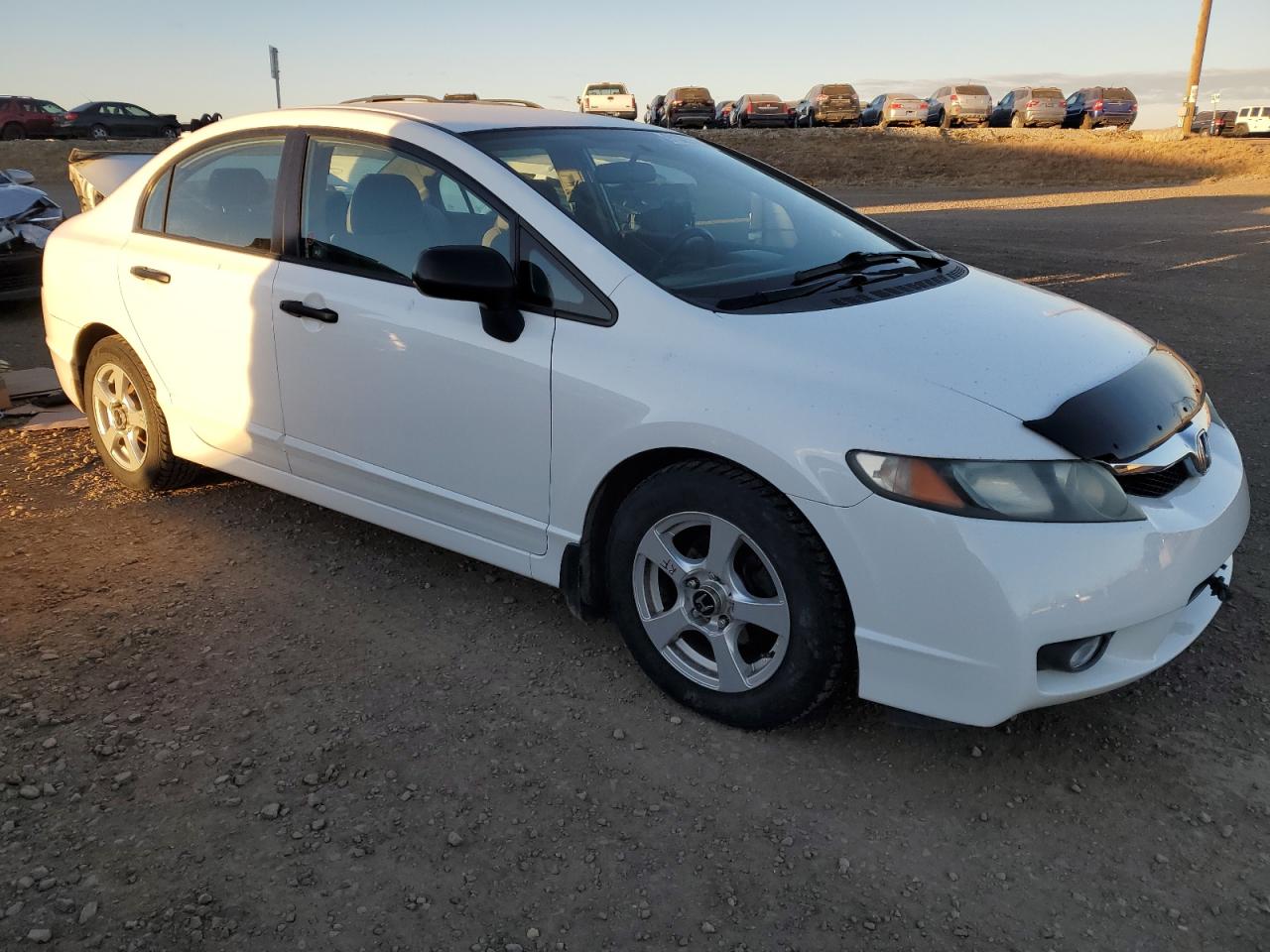 2010 Honda Civic Dx White vin: 2HGFA1E22AH002287