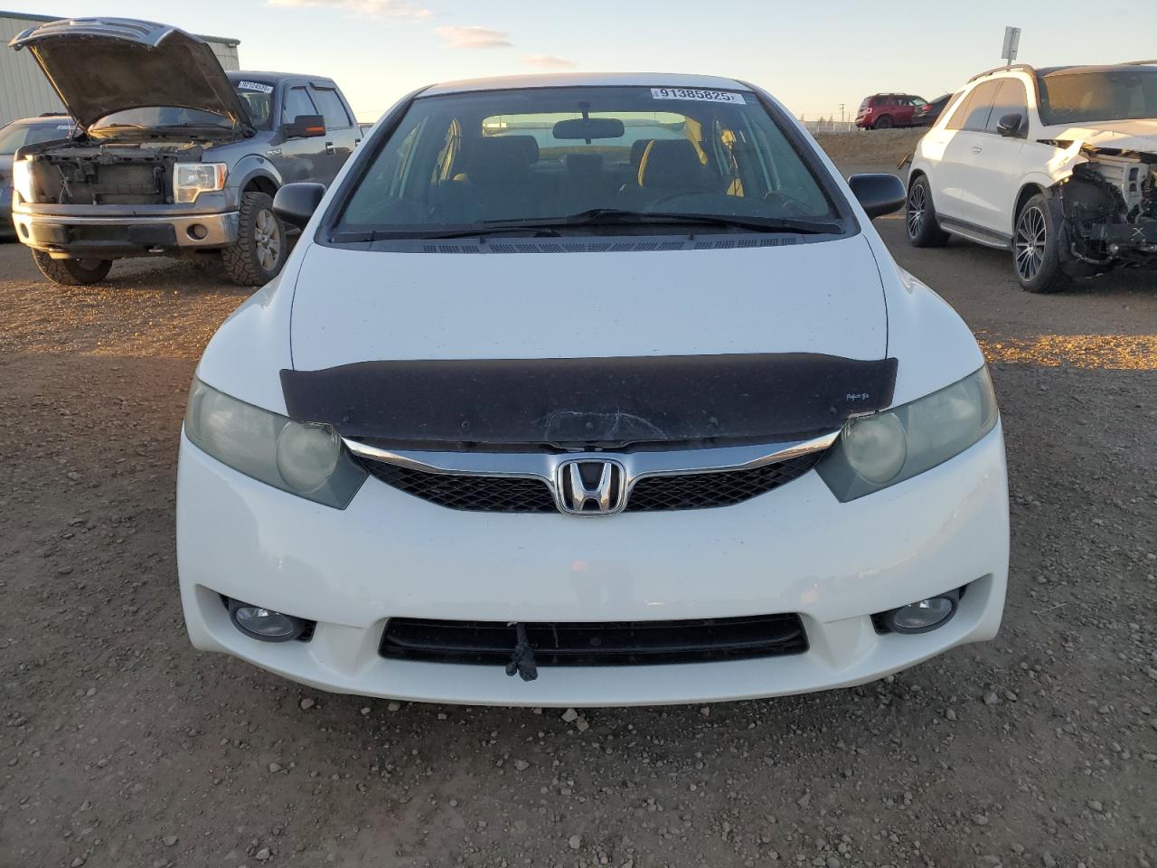 2010 Honda Civic Dx White vin: 2HGFA1E22AH002287