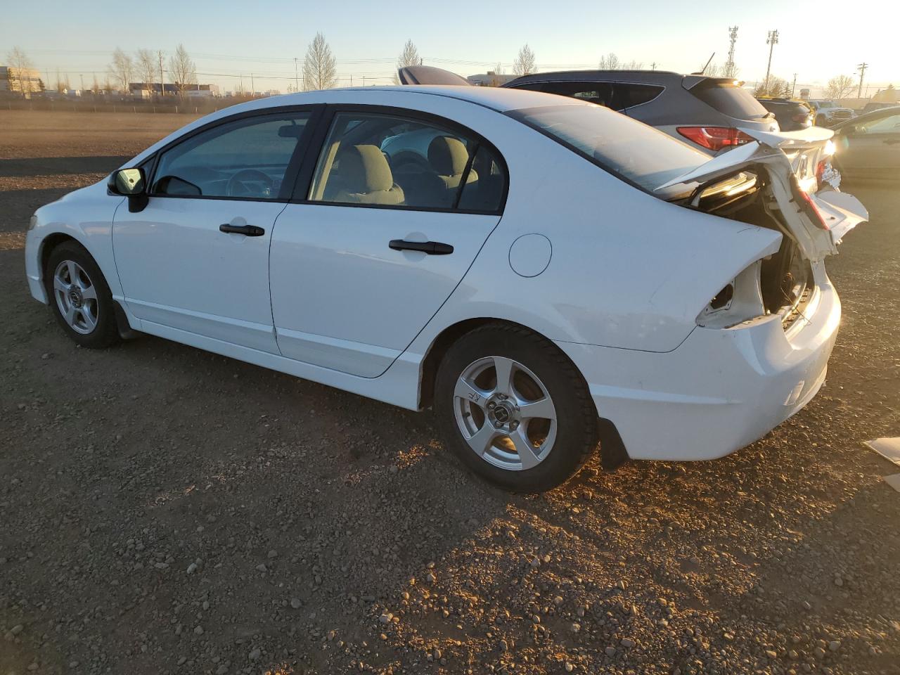 2010 Honda Civic Dx White vin: 2HGFA1E22AH002287