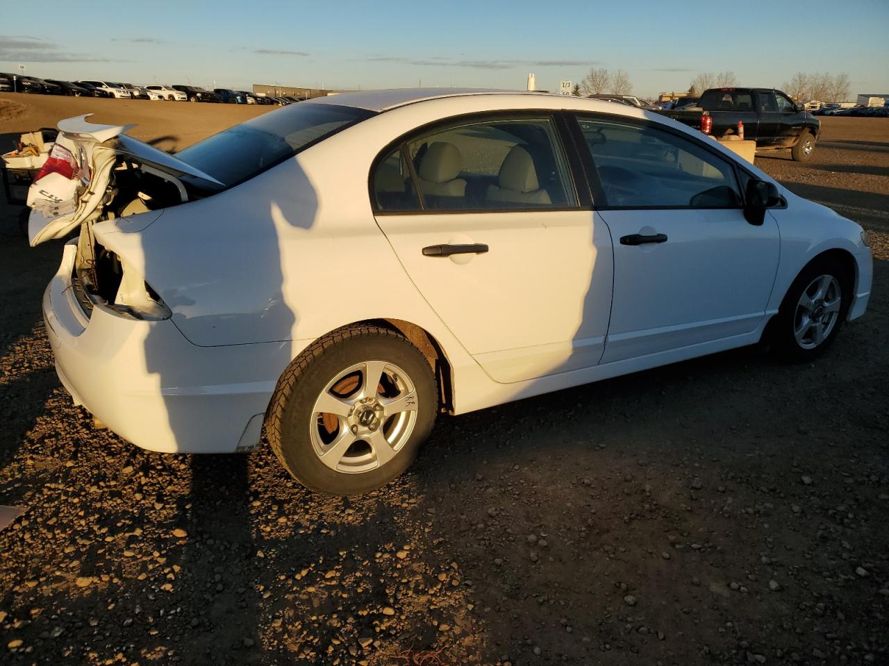 2010 Honda Civic Dx White vin: 2HGFA1E22AH002287