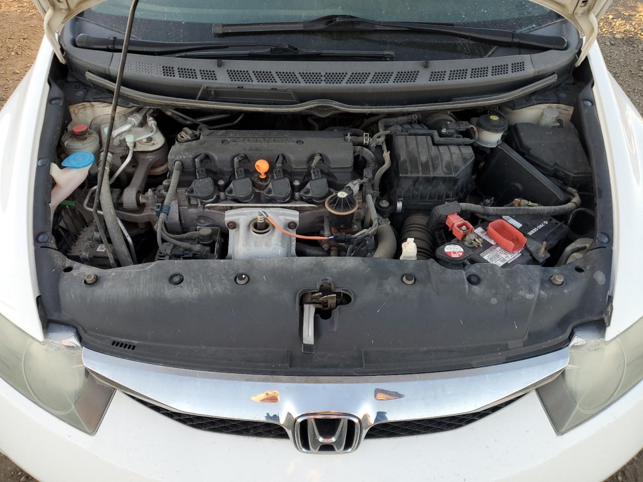 2010 Honda Civic Dx White vin: 2HGFA1E22AH002287