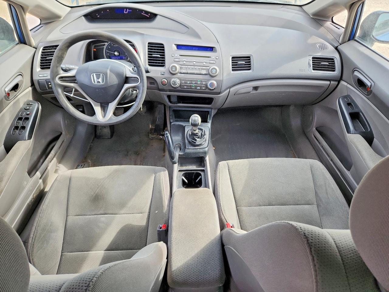 2010 Honda Civic Dx Blue vin: 2HGFA1E24AH044976