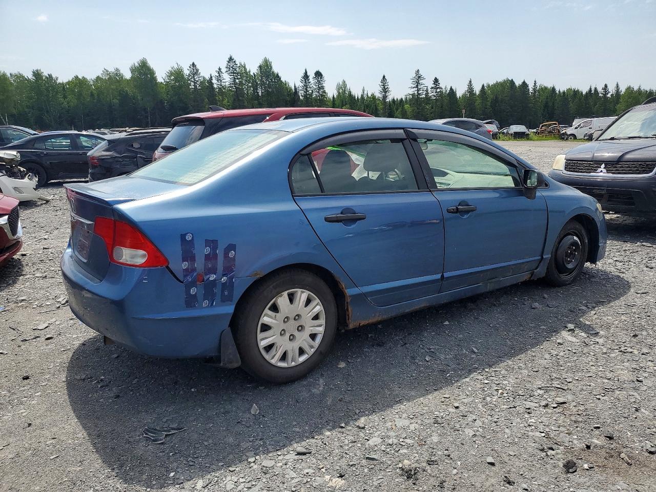 2010 Honda Civic Dx Blue vin: 2HGFA1E26AH030593