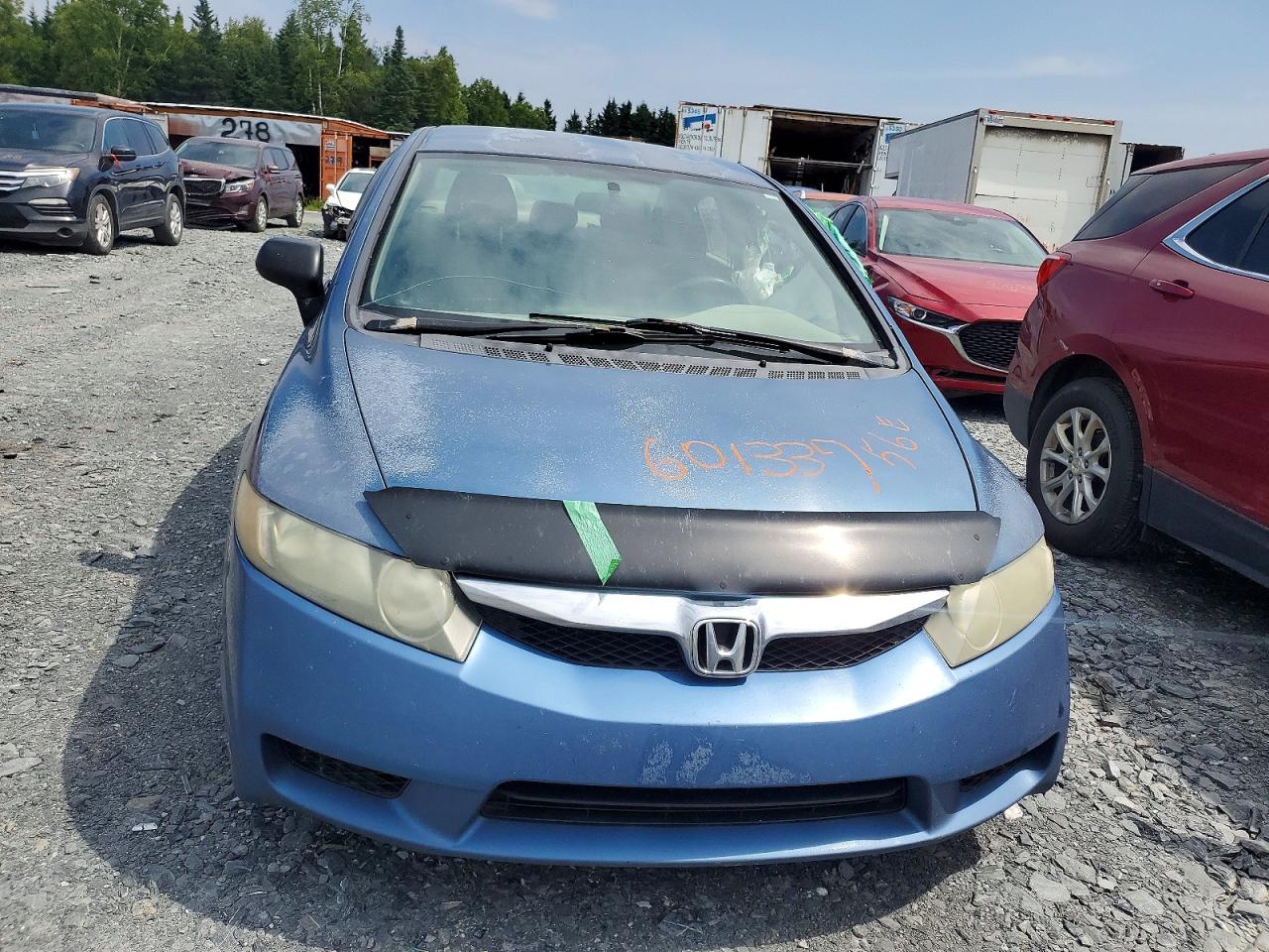 2010 Honda Civic Dx Blue vin: 2HGFA1E26AH030593