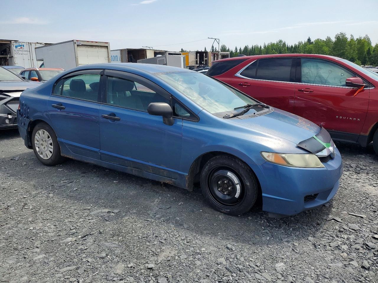 2010 Honda Civic Dx Blue vin: 2HGFA1E26AH030593
