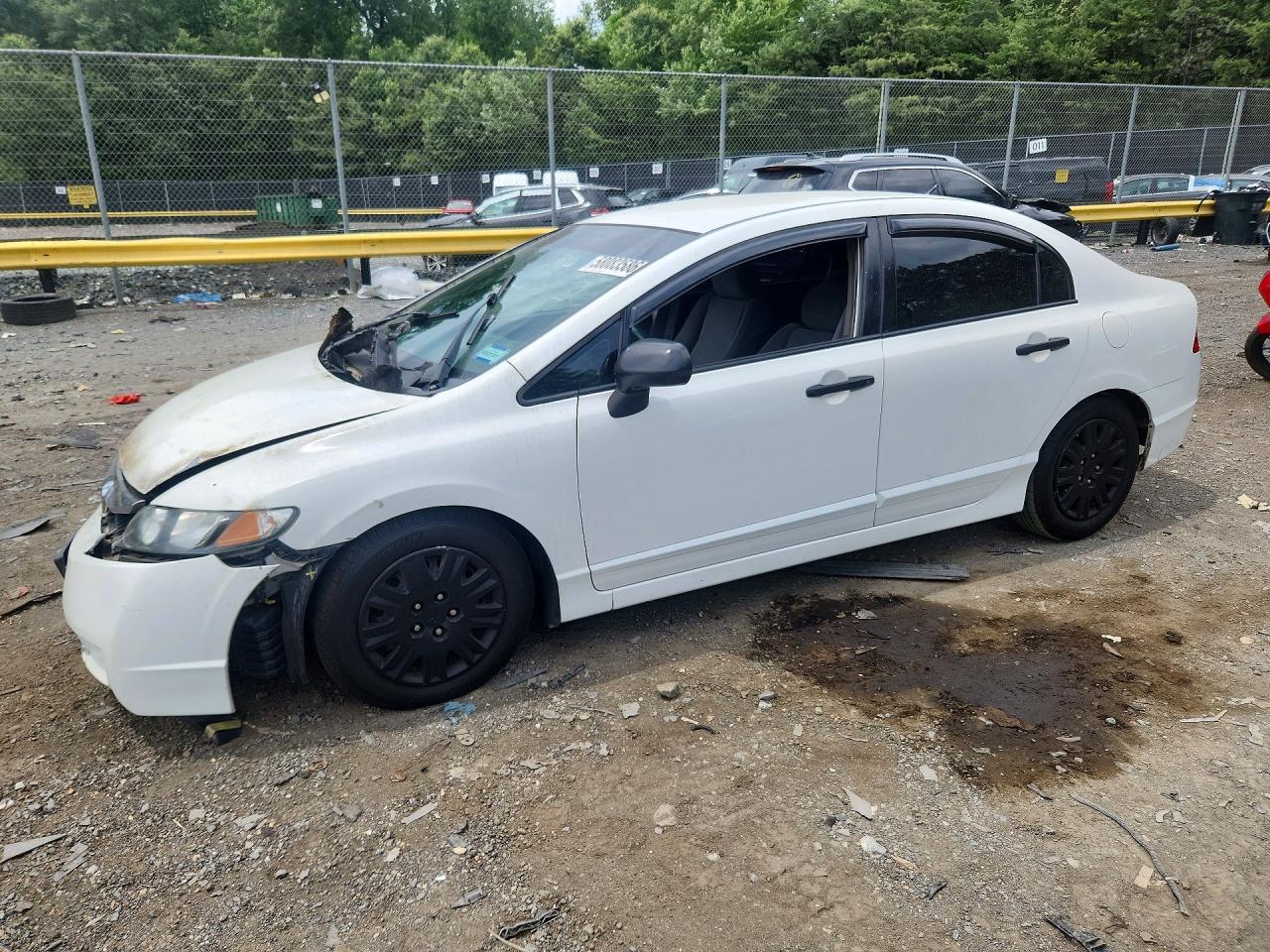 2011 Honda Civic Vp White vin: 2HGFA1E30BH513460
