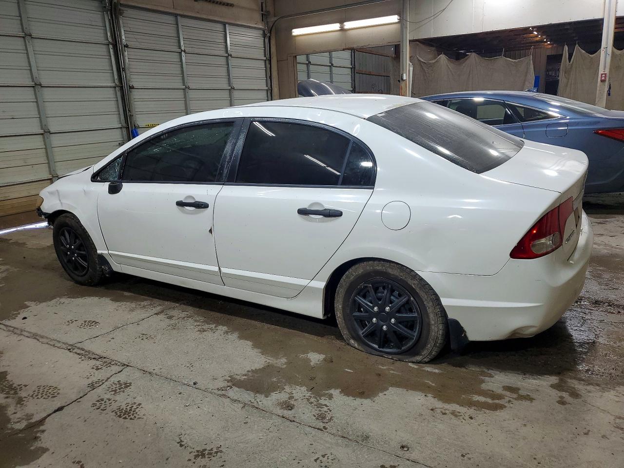 2010 Honda Civic Vp White vin: 2HGFA1E31AH509108