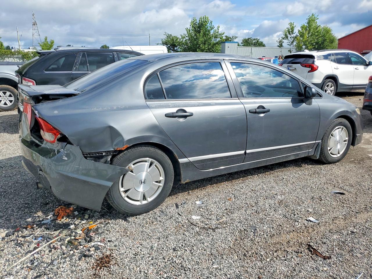 2010 Honda Civic Dx-g Gray vin: 2HGFA1E48AH000058