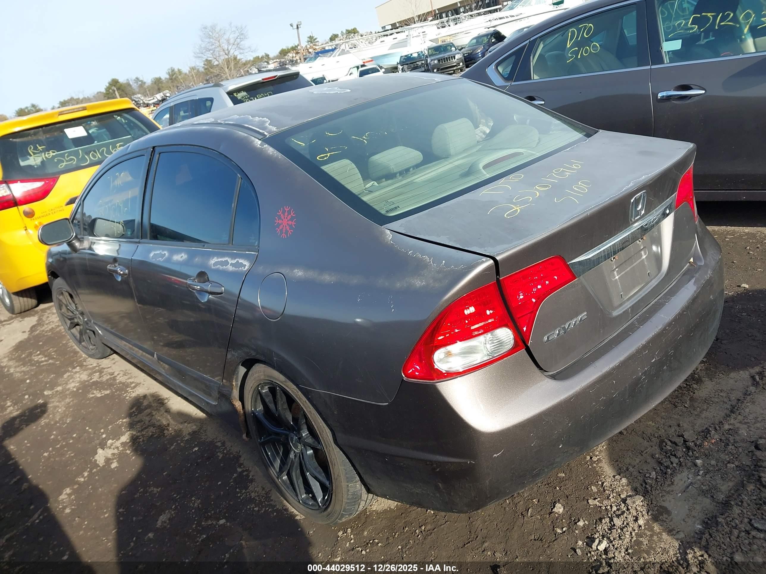 2010 Honda Civic Lx Gray vin: 2HGFA1E53AH532696