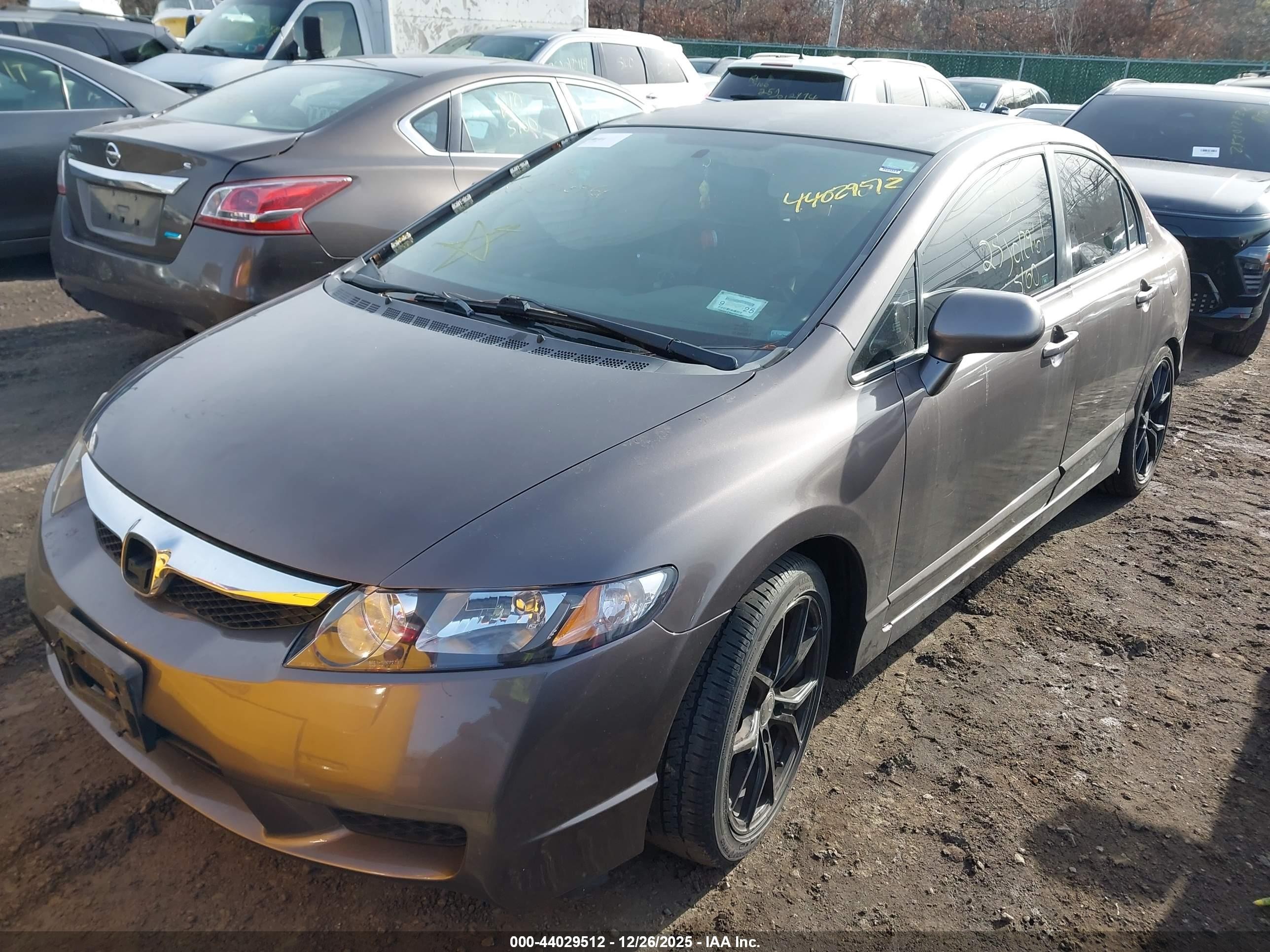 2010 Honda Civic Lx Gray vin: 2HGFA1E53AH532696