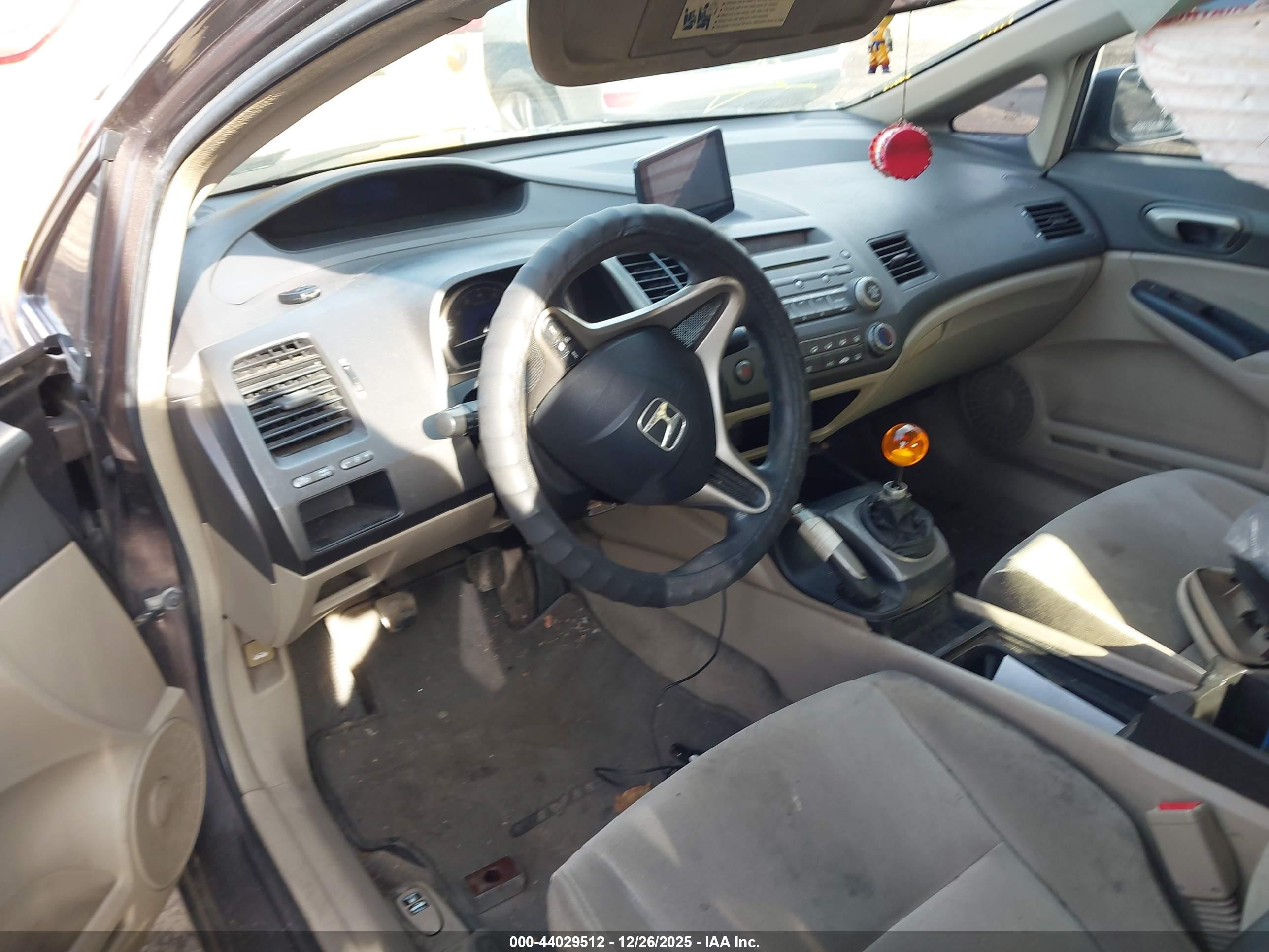2010 Honda Civic Lx Gray vin: 2HGFA1E53AH532696