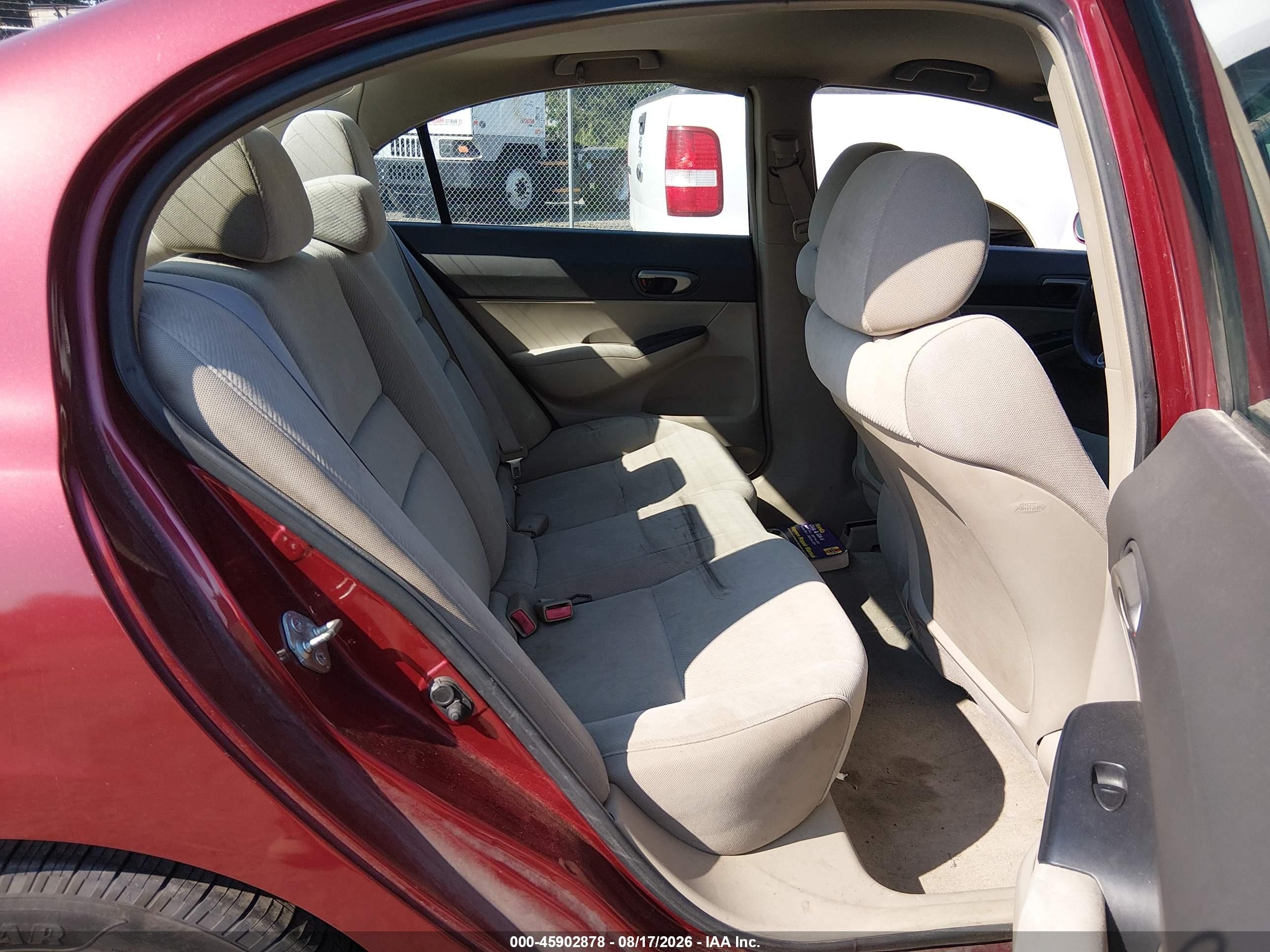 2011 Honda Civic Lx Red vin: 2HGFA1E53BH508139
