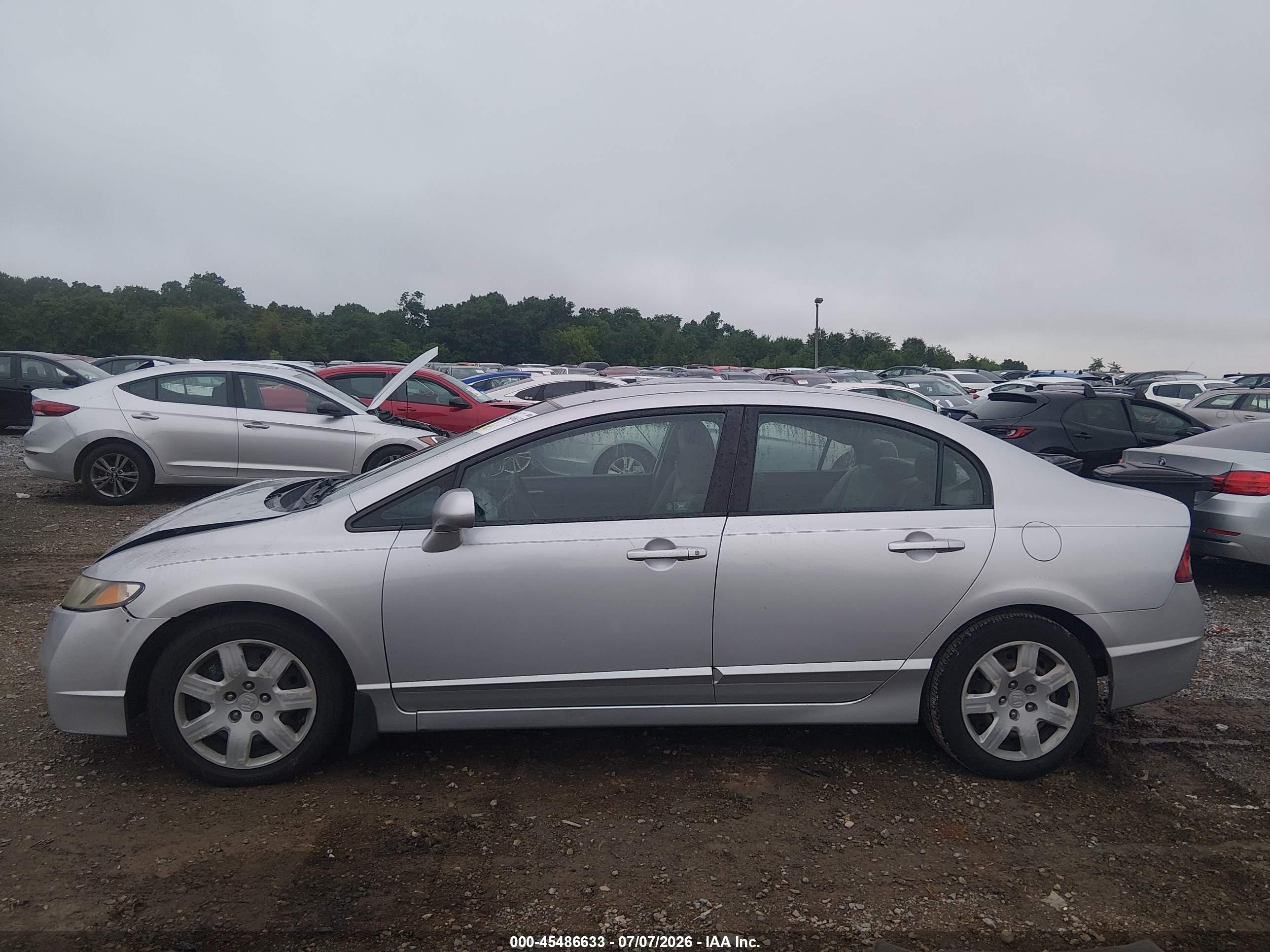 2010 Honda Civic Lx Серебряный vin: 2HGFA1E56AH566423