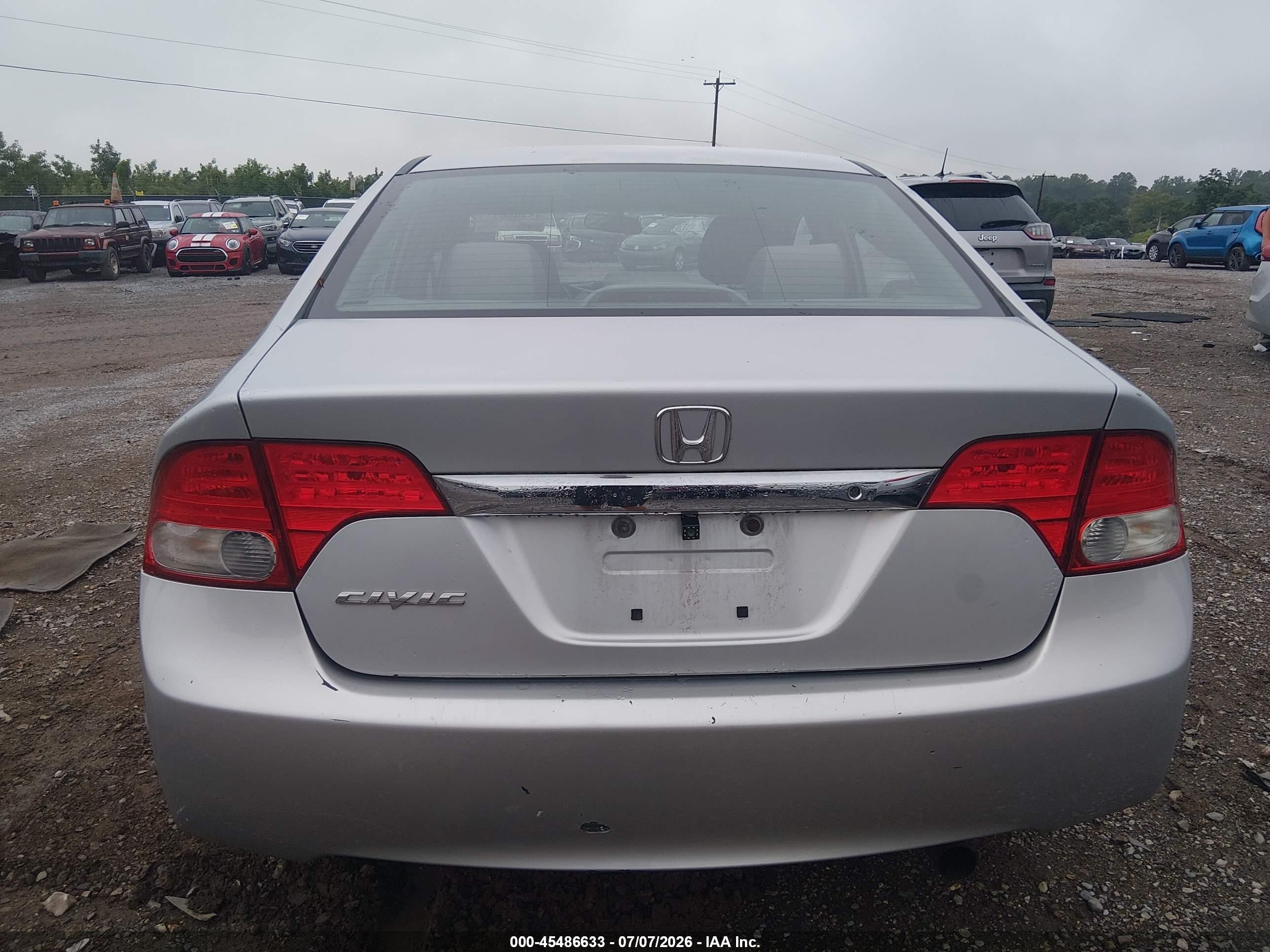 2010 Honda Civic Lx Серебряный vin: 2HGFA1E56AH566423