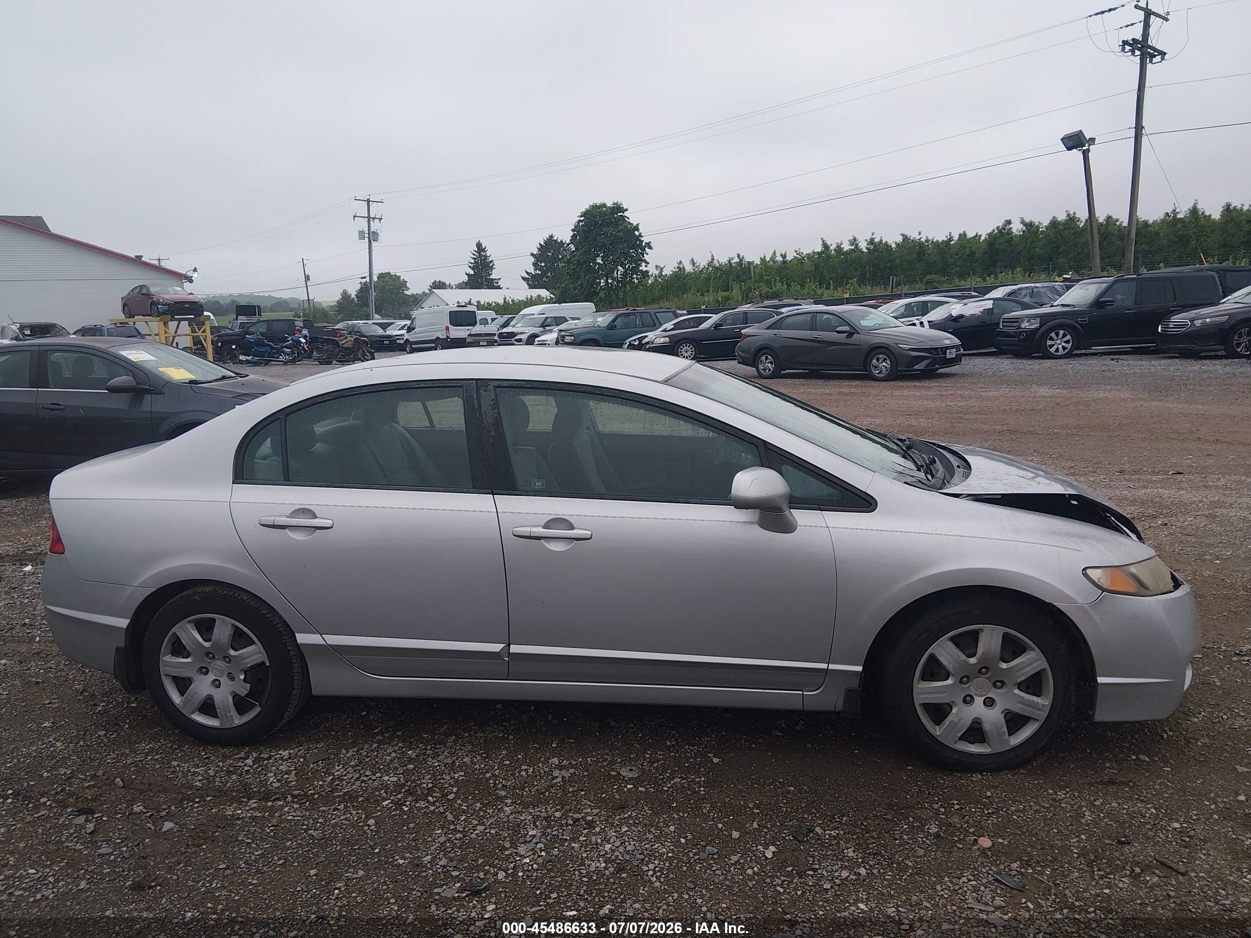 2010 Honda Civic Lx Серебряный vin: 2HGFA1E56AH566423