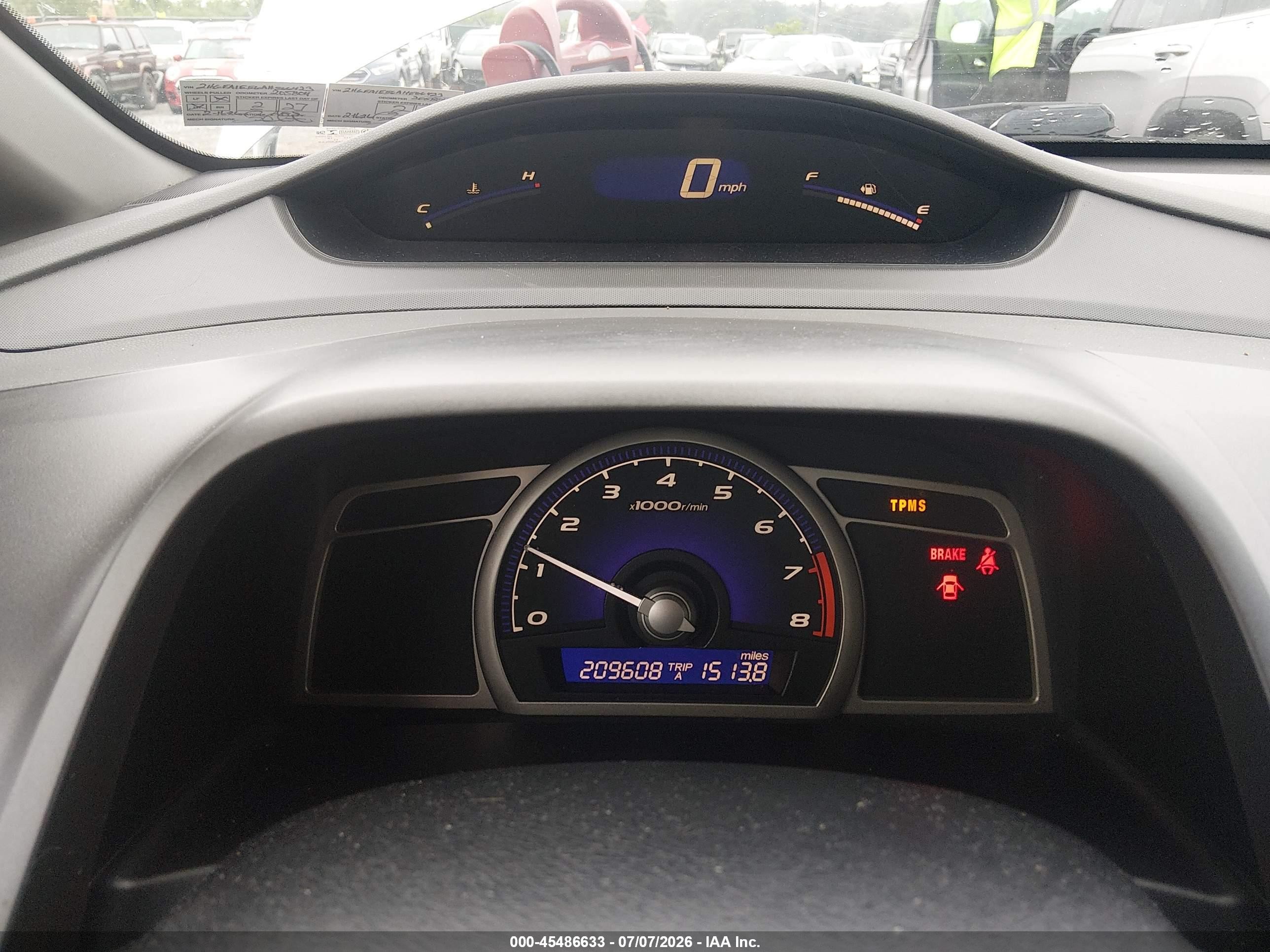 2010 Honda Civic Lx Серебряный vin: 2HGFA1E56AH566423