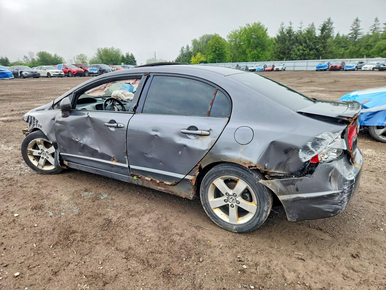 2011 Honda Civic Lx-s Gray vin: 2HGFA1E68BH008552