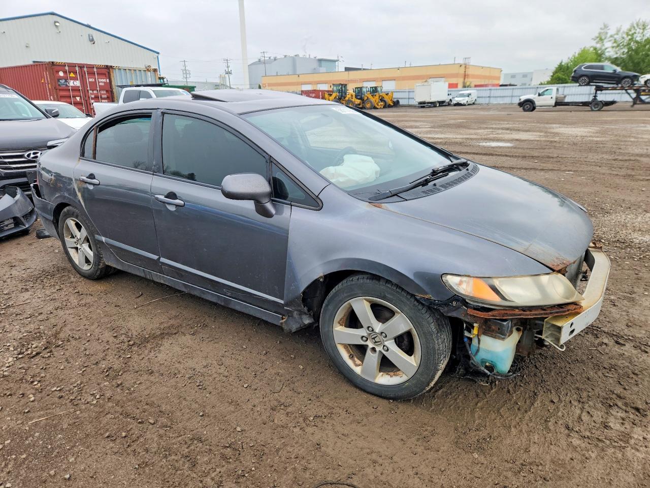 2011 Honda Civic Lx-s Gray vin: 2HGFA1E68BH008552
