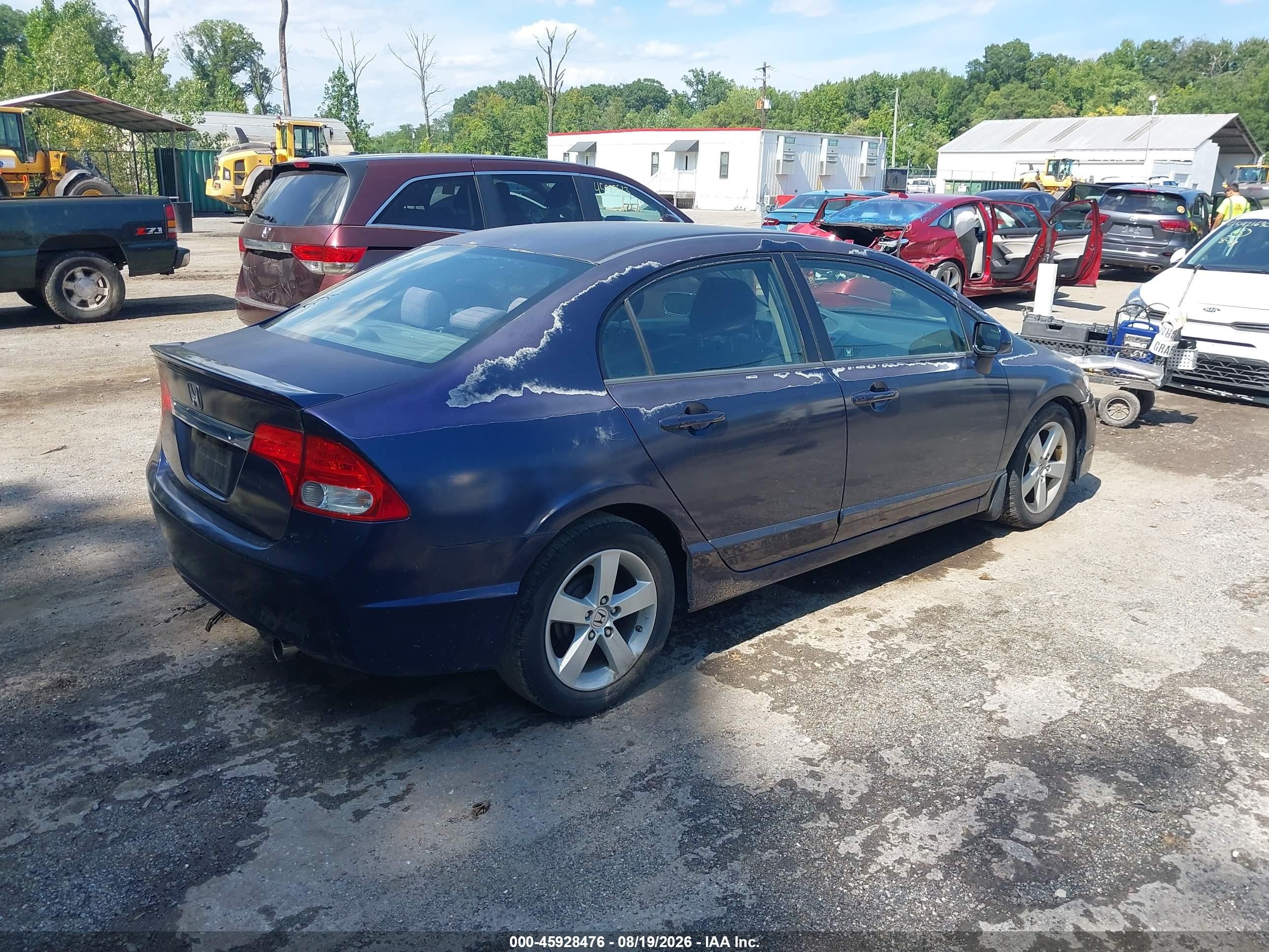 2010 Honda Civic Lx-s Синий vin: 2HGFA1E69AH530427