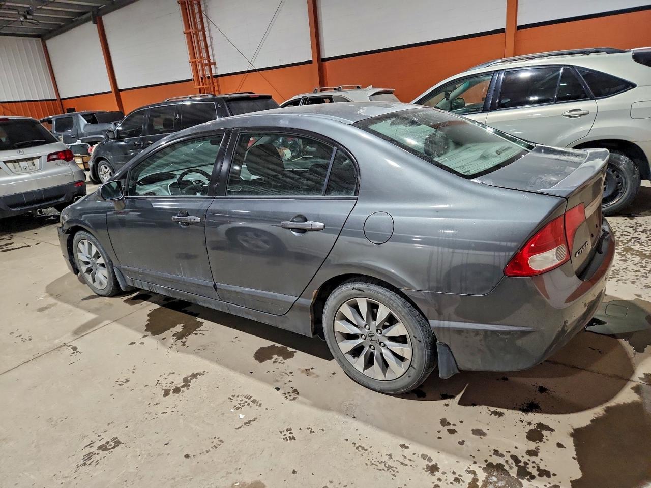 2010 Honda Civic Ex-l 4dr Gray vin: 2HGFA1F00AH004519