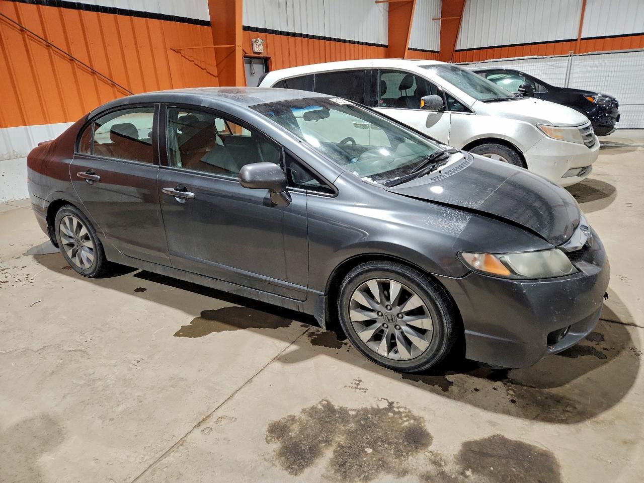 2010 Honda Civic Ex-l 4dr Gray vin: 2HGFA1F00AH004519
