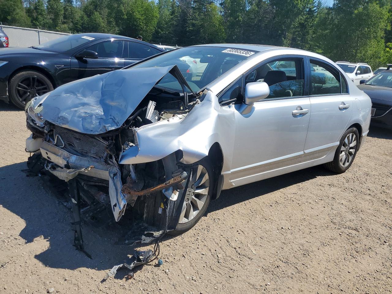2010 Honda Civic Exl Silver vin: 2HGFA1F00AH016489