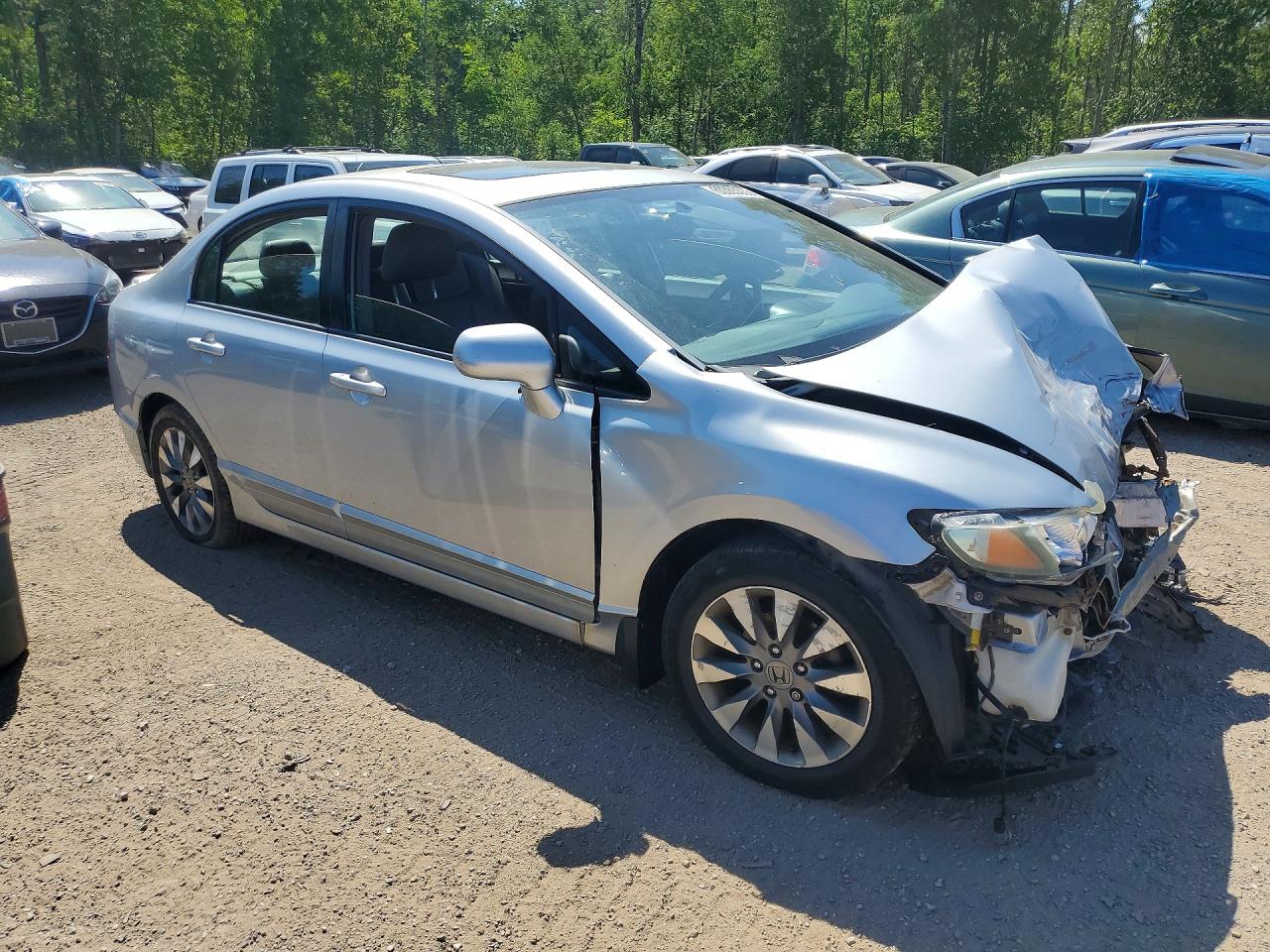 2010 Honda Civic Exl Silver vin: 2HGFA1F00AH016489